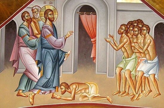 Благодарность исцеленного прокаженного