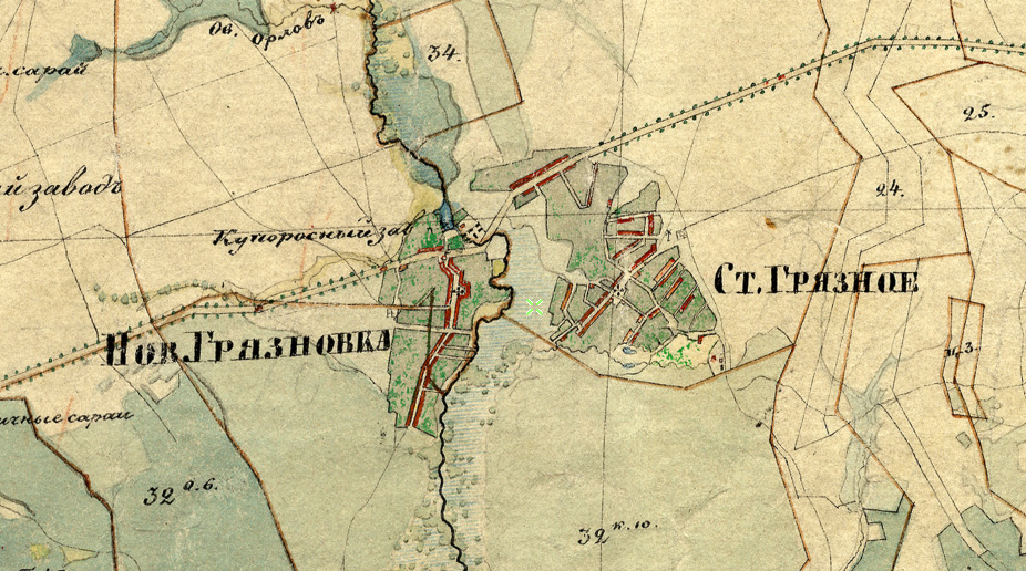 Населённые пункты, основанные переселенцами из сёл Старое и Новое Грязное