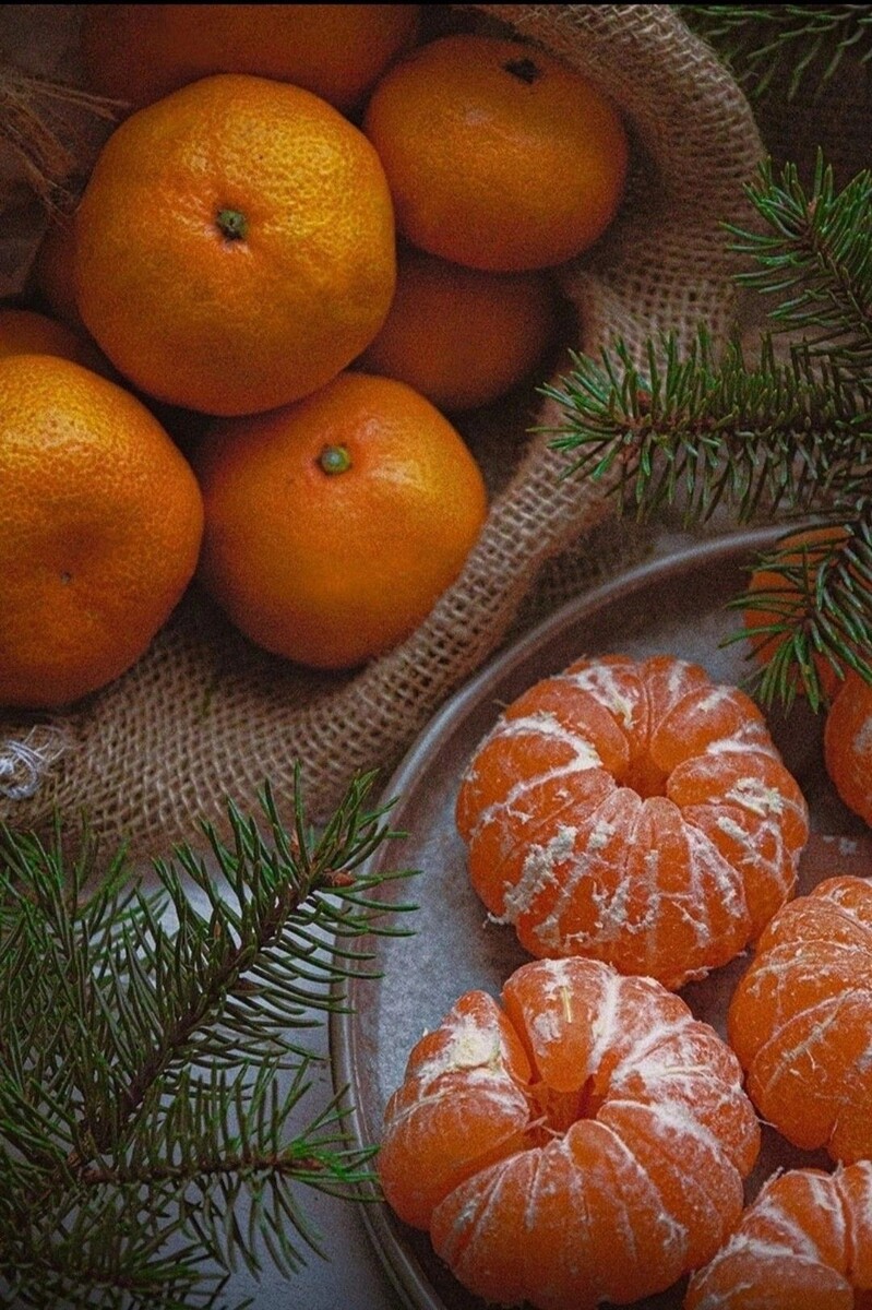 А вот еще на мандаринки поглядите