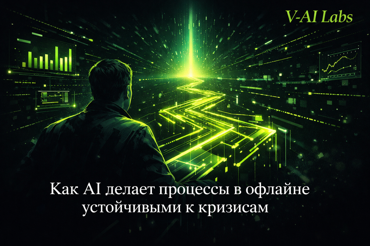    Как AI делает процессы в офлайне устойчивыми к кризисам