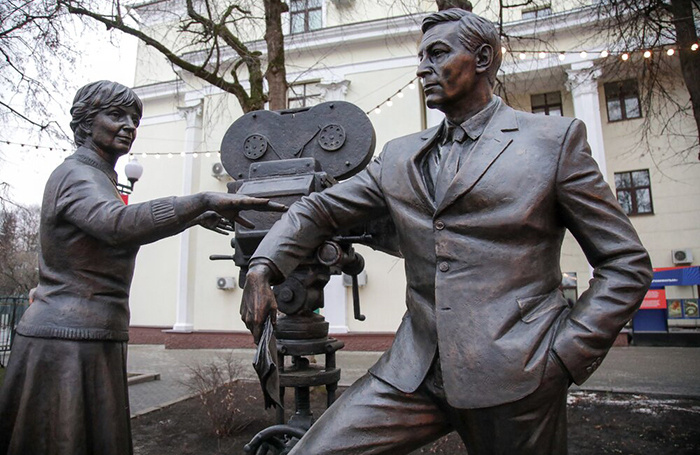    Открытие памятника создателям фильма «Семнадцать мгновений весны».Артур Новосильцев/АГН «Москва»