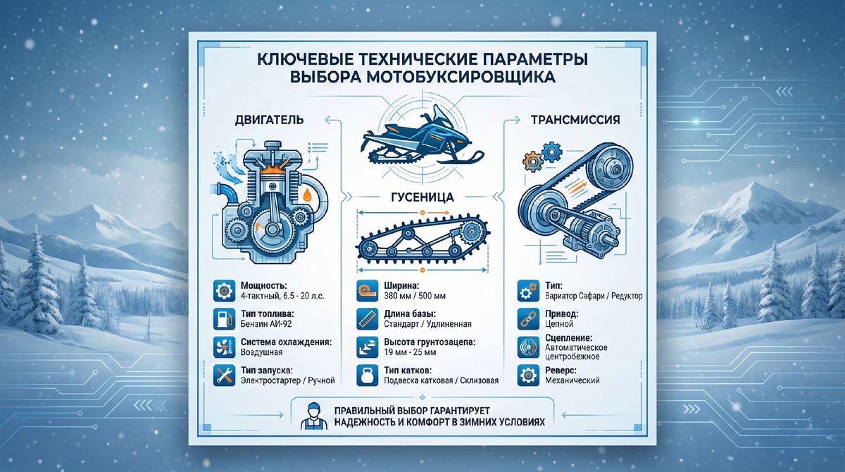 Ключевые технические параметры выбора
