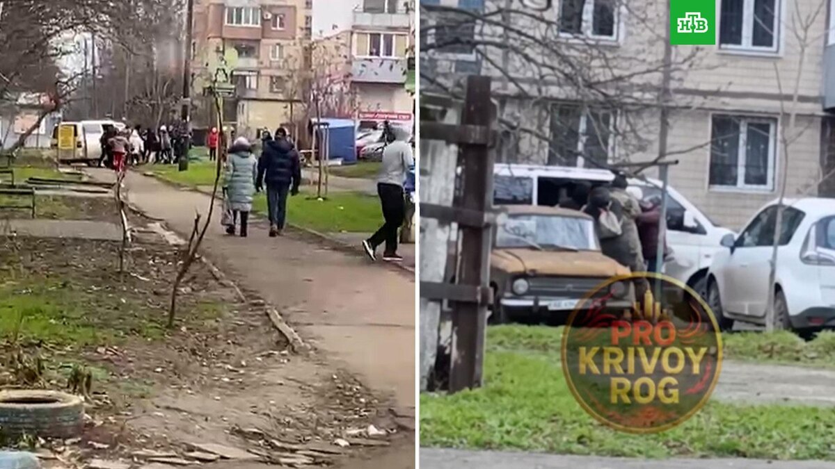    Толпа украинок отбила у военкомов насильно мобилизованного