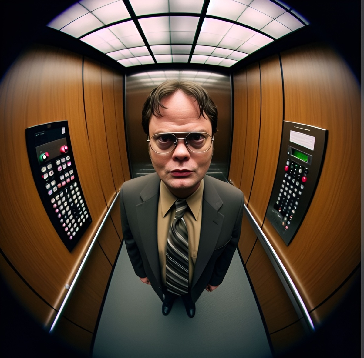 Дуайт Курт Шрут III (роль исполняет Рэйн Уилсон) — торговый представитель и заместитель (помощник) регионального менеджера филиала Dunder Mifflin в Скрэнтоне.