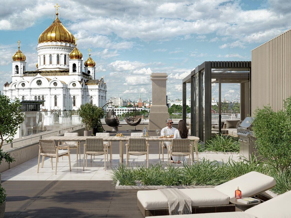    Терраса пентхауса "Обыденский №1" | © Пресс-служба Sminex