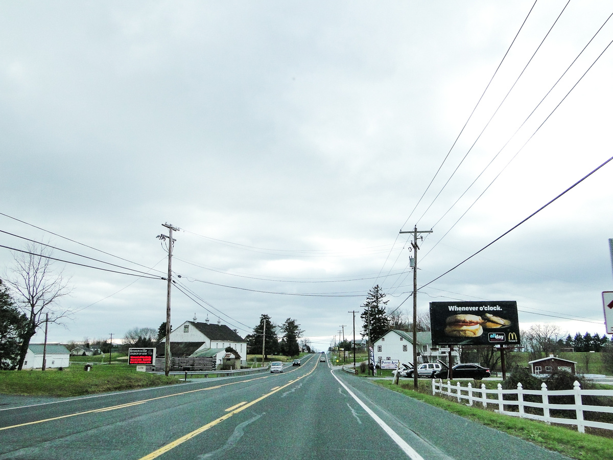 Штат Пенсильвания. Первая в США трансконтинентальная трасса Линкольн Хайвей в наши дни. Фото автора канала