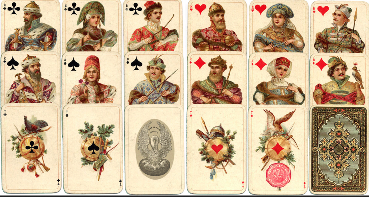 Колода карт "Русский стиль"