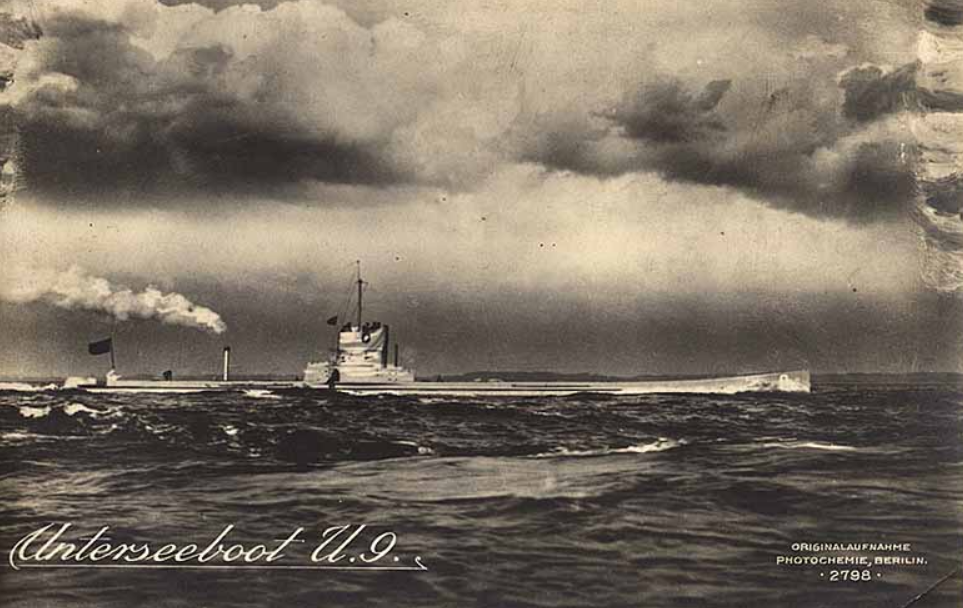 Немецкая подводная лодка U-9