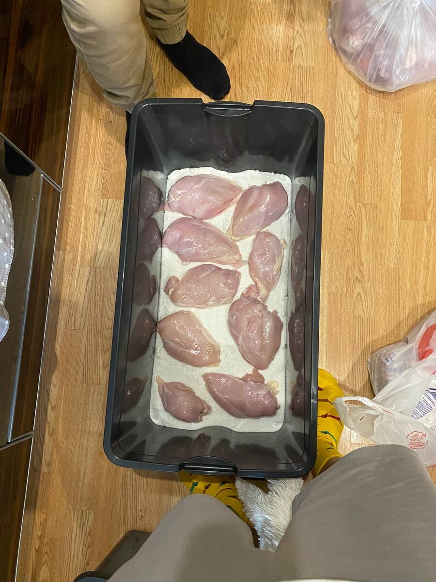 Закладываем с Сергеем первую совместную партию