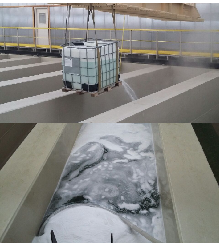 Приготовление раствора новой ванны травления