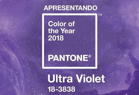 Главным цветом 2018 года по версии Института цвета Pantone стал Ultra Violet (Ультрафиолет) — насыщенный и глубокий фиолетовый оттенок под номером 18-3838. 