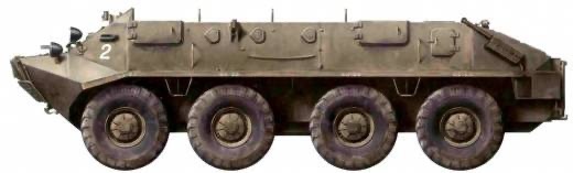 Армейский БТР-60П. Середина 1970-х годов.
