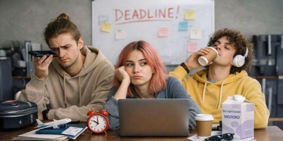 Зумеры все чаще увольняются и не задерживаются на работе. Источник: нейросеть📷
