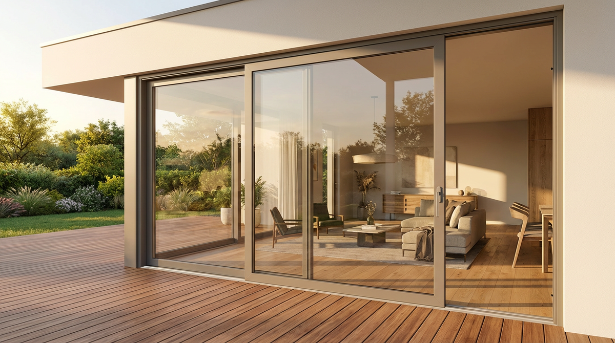 Тёплые панорамные окна в дом