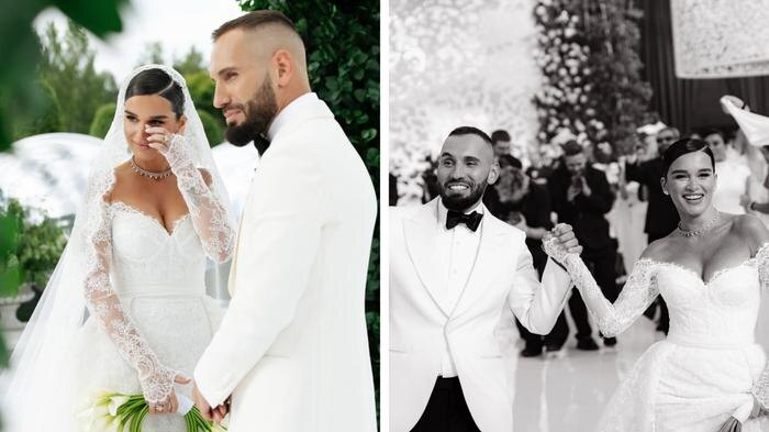 В 2025 году шикарную свадьбу сыграли телеведущая Ксения Бородина и блогер Николай Сердюков. Фото © Instagram (признан экстремистской организацией и запрещён на территории Российской Федерации) / borodylia