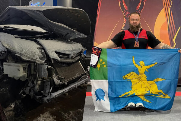 Пауэрлифтер-колясочник Сергей Бубнов попал в ДТП / bubnov__sergei/Instagram (владелец компания Meta признана в России экстремистской и запрещена) 