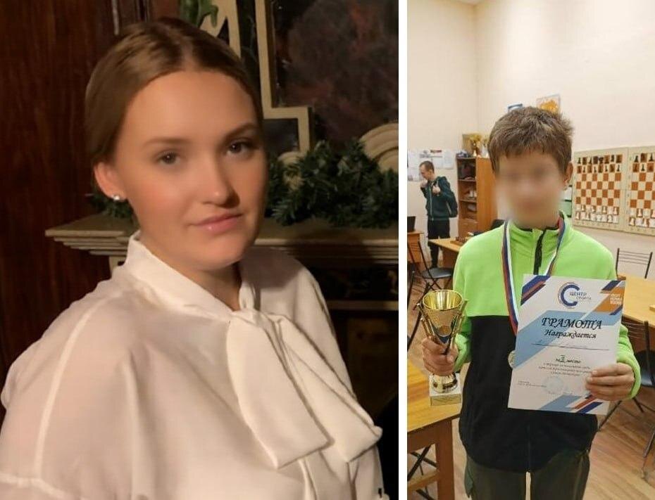 На фото школьник и учительница. Фото из интернета