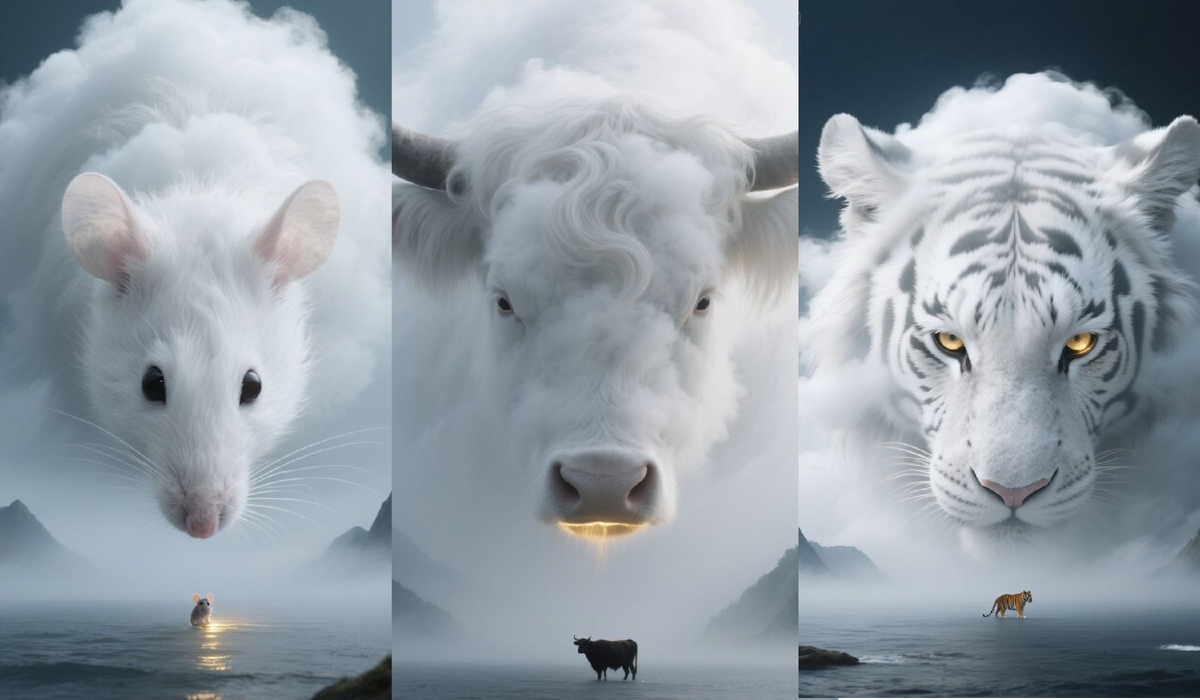 Крыса, Бык и Тигр - январь 2026