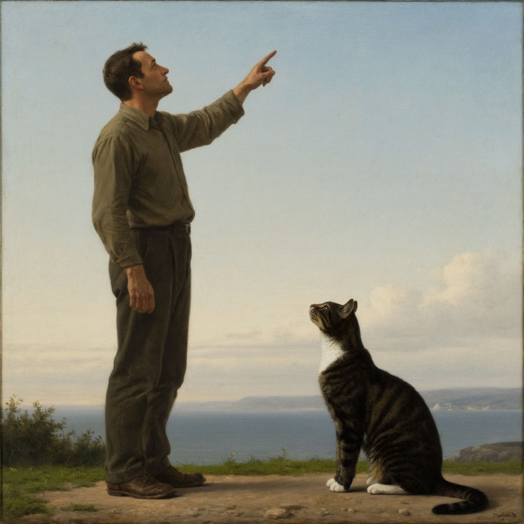 Почему кошки игнорируют ваш указательный жест, а собаки тут как тут? 