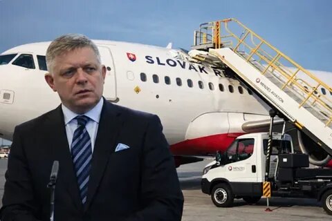 Фицо и его самолёт . фото яндекс.