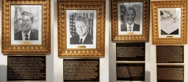 Аллея президентов в Белом доме