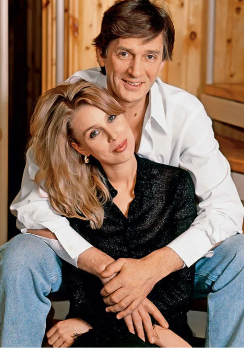 Александр Абдулов с Галиной Лобановой.