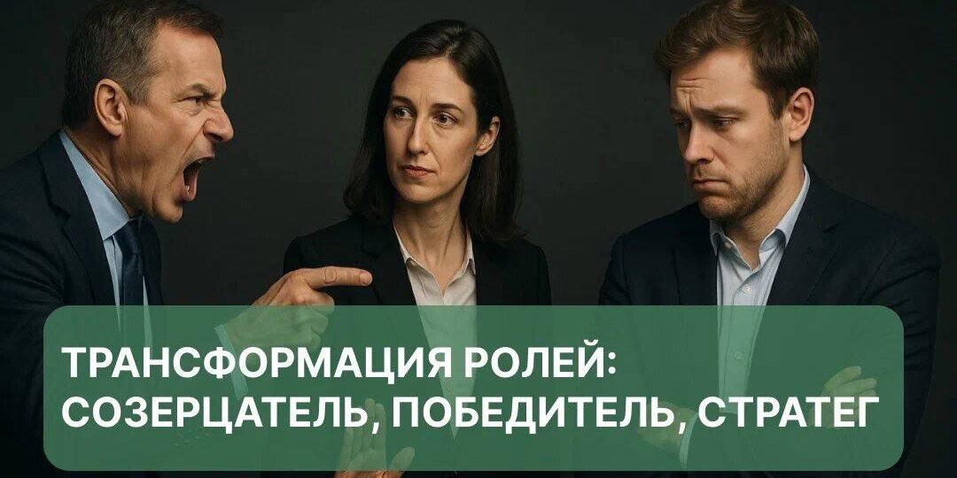 Трансформация ролей: созерцатель, победитель, стратег