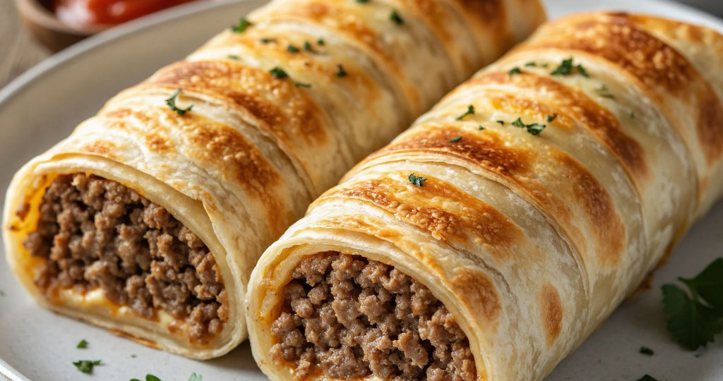 Рулет из лаваша с фаршем и сыром: простое и вкусное блюдо для всей семьи!