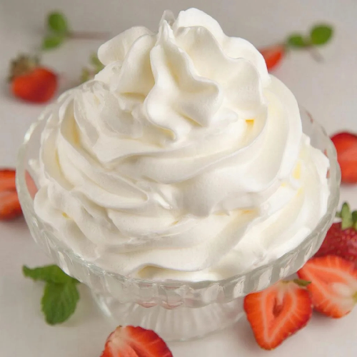 Натуральные взбитые сливки - продукт класса люкс