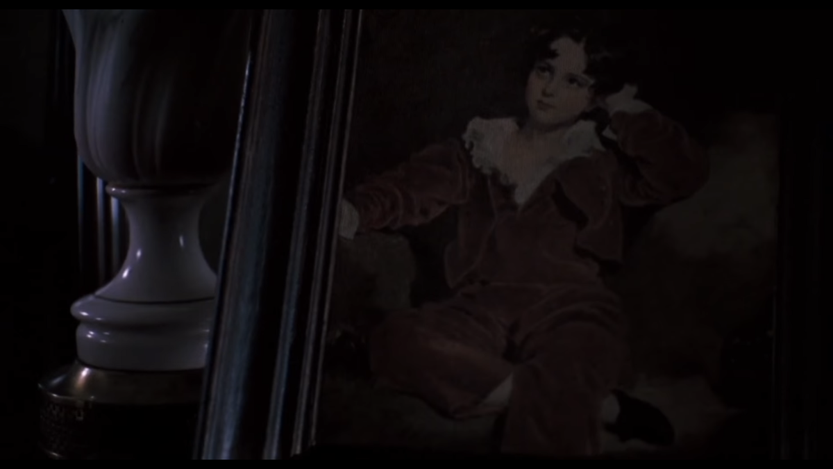 Картина «Мальчик в красном». Кадр из фильма  «Общество мертвых поэтов»