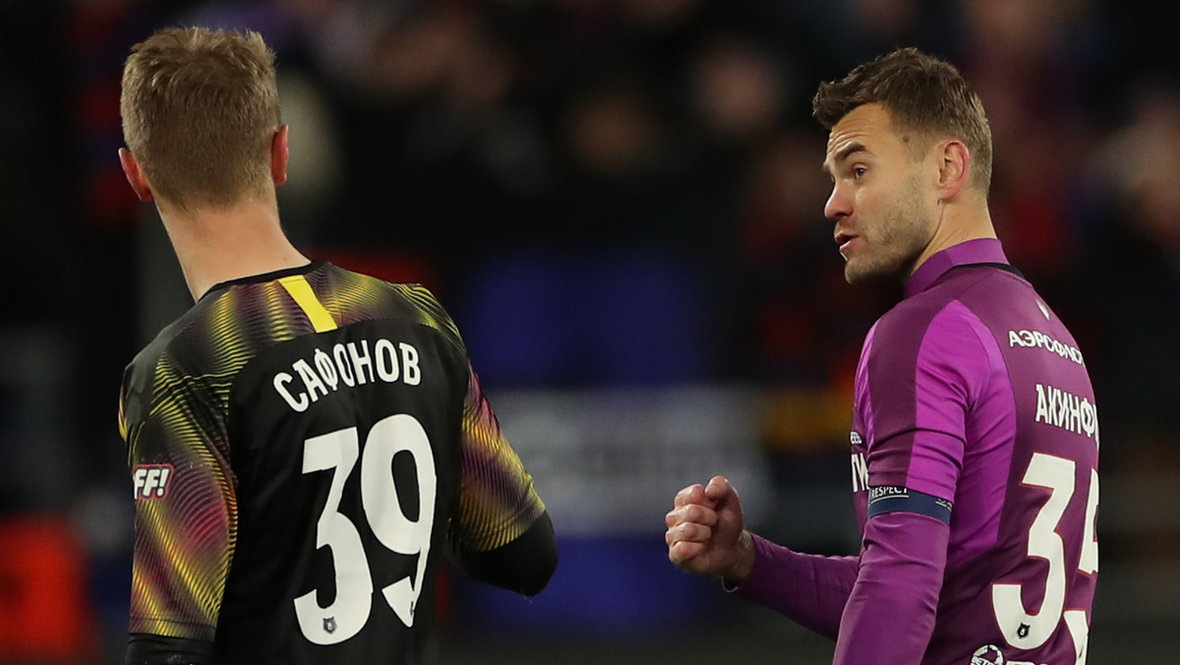    Матвей Сафонов и Игорь Акинфеев в 2019 году.Александр Федоров