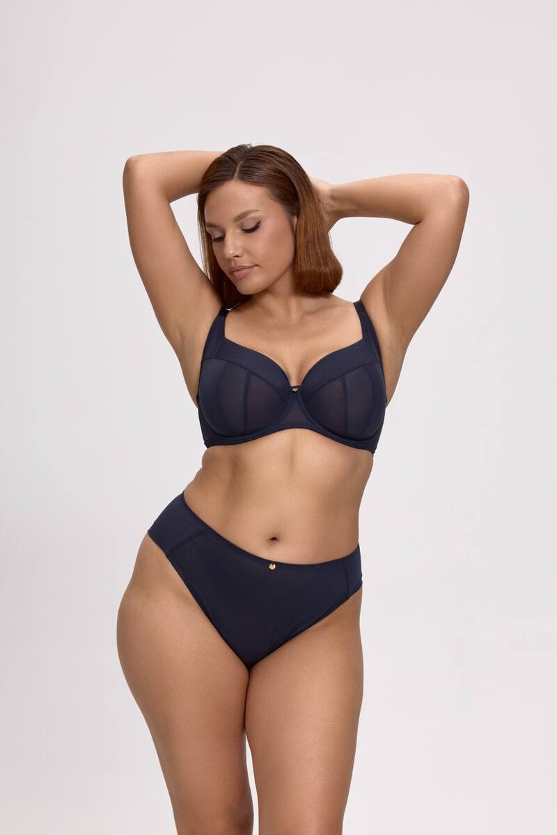 Бюстократия Аура бразилиано с низкой посадкой синий / Blue 