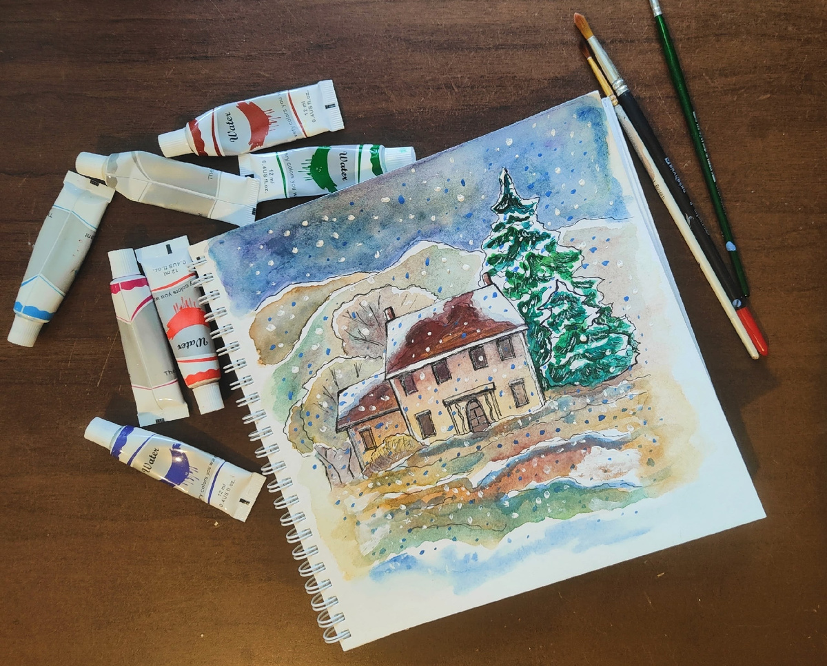 Рисунок и фото автора