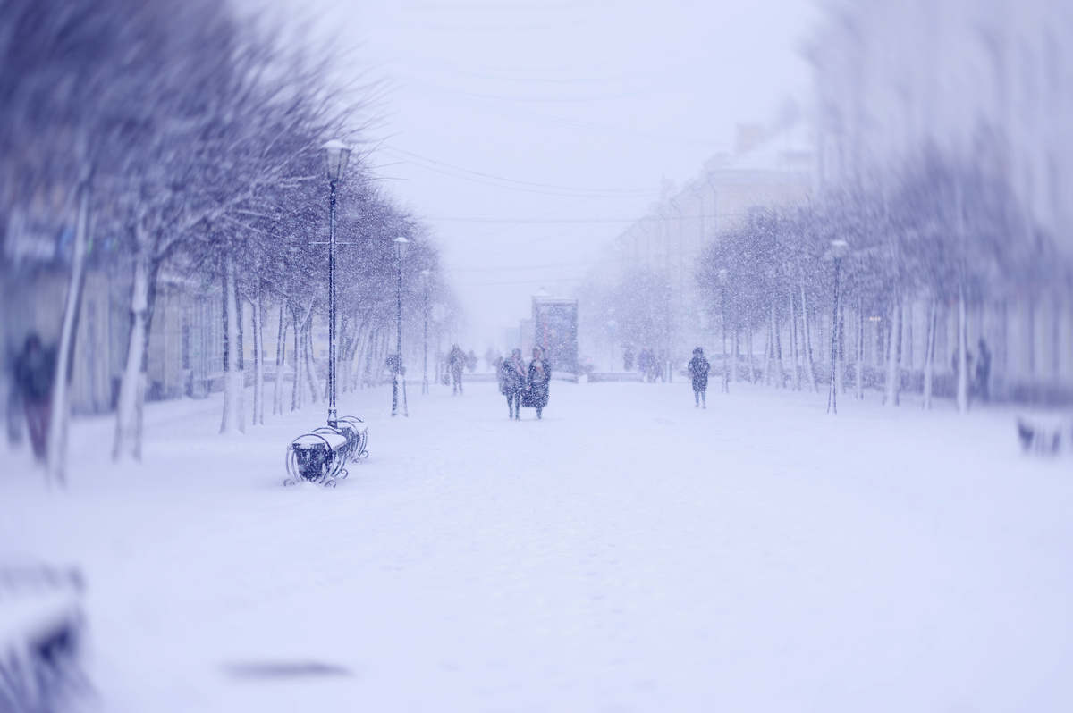 Центр Твери, ул. Трехсвятская.