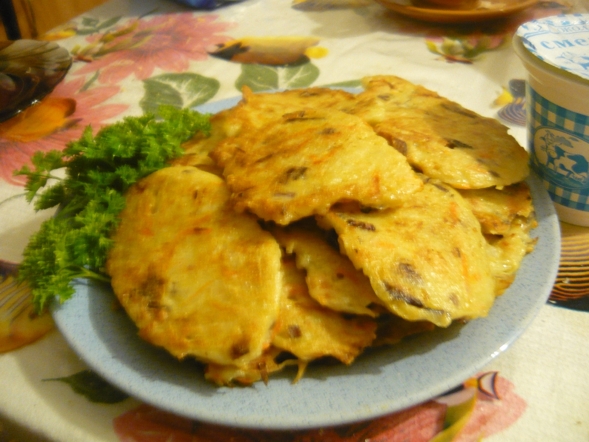 Результат  - драники