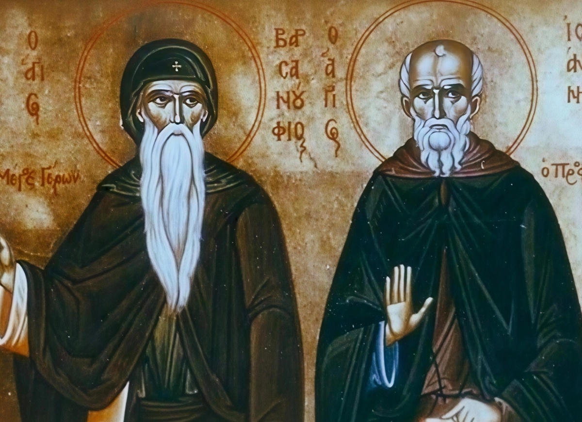 Преподобные Варсонофий Великий и Иоанн Пророк жили в VI веке. Они подвизались в монастыре аввы Серида в Палестине, близ города Газы.