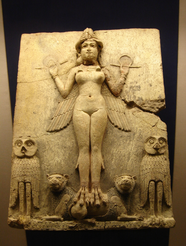 Рельеф Берни («Царица ночи») согласно одной из версий — изображение Лилит; начало II тыс. до н. э. Британский музей. (интернет)
