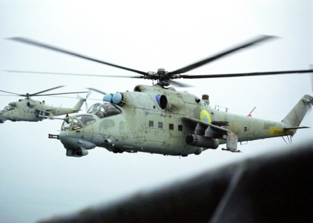    БПЛА «Герань-2» уничтожил украинский вертолёт Ми-24 вместе с экипажем