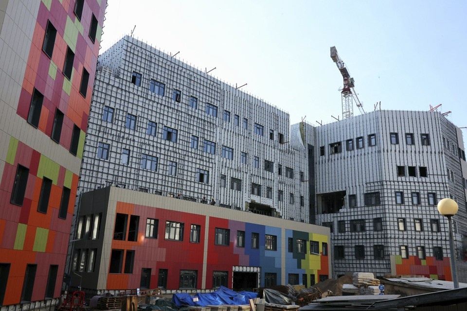    Новый корпус детской больницы. Фото: t.me/smolnypress