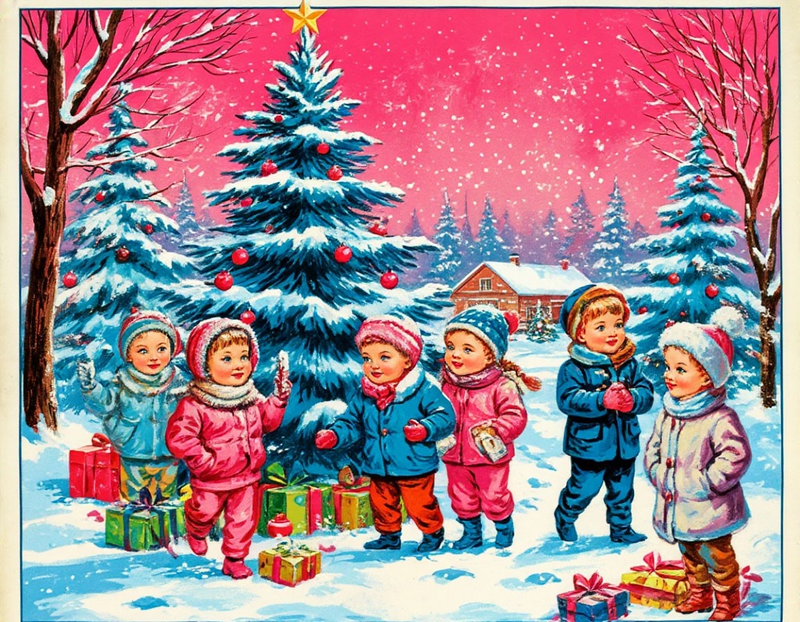 Как отмечали Новый год дети в Советском союзе