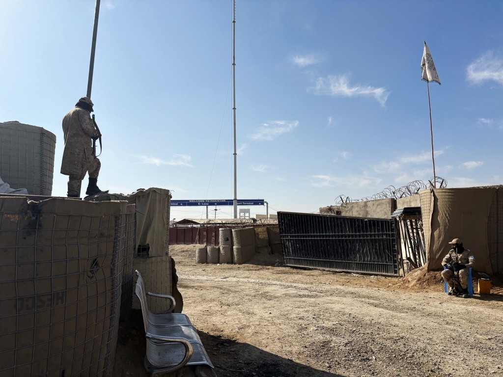 Погранпункт Спин-Болдак на афгано-пакистанской границе