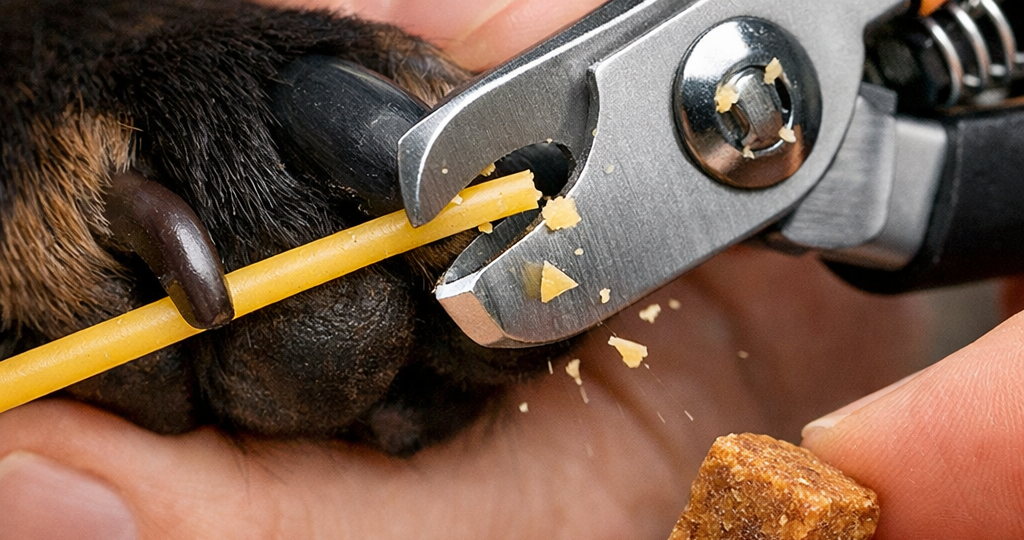 Как научить собаку спокойно терпеть стрижку когтей 🐾✂️