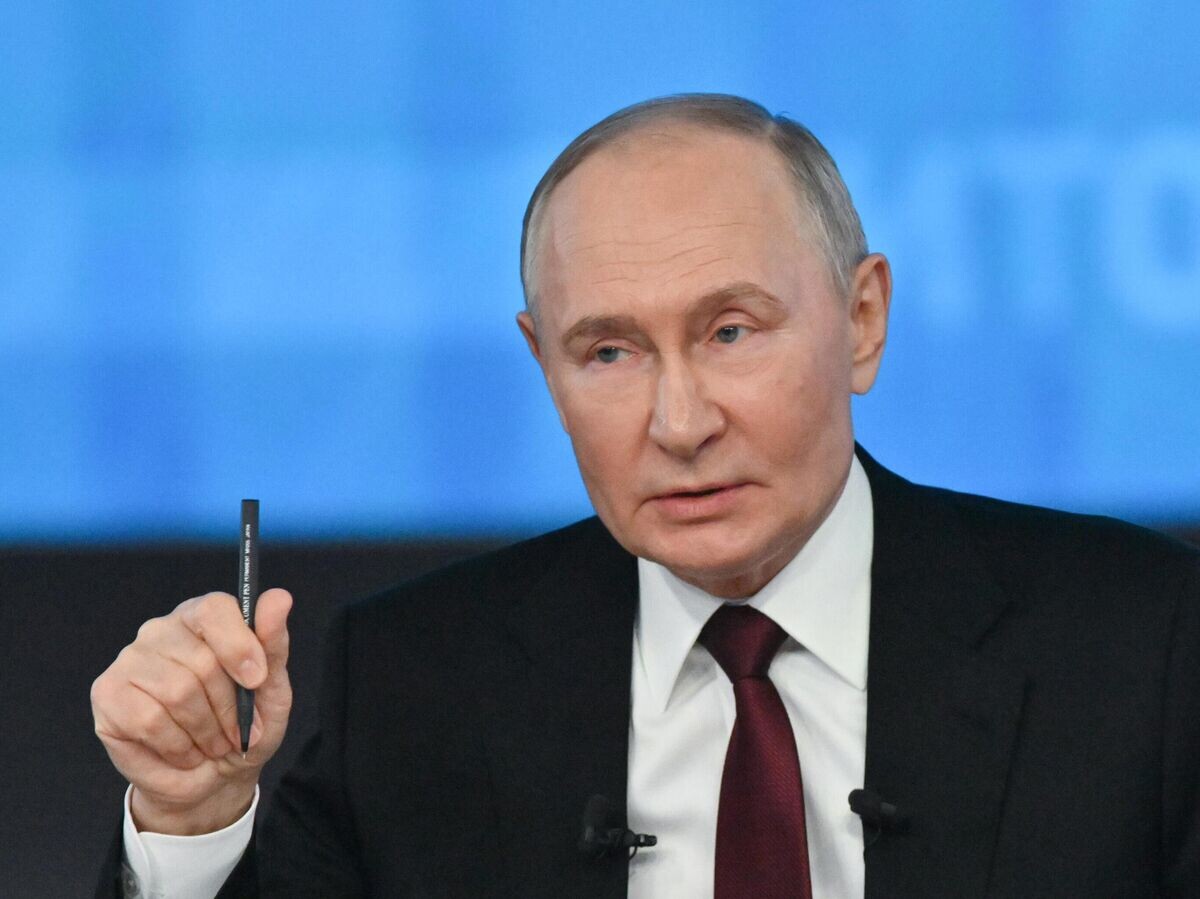    Президент России Владимир Путин проводит специальную программу "Итоги года с Владимиром Путиным" в Гостином дворе | © РИА Новости / Кристина Кормилицына