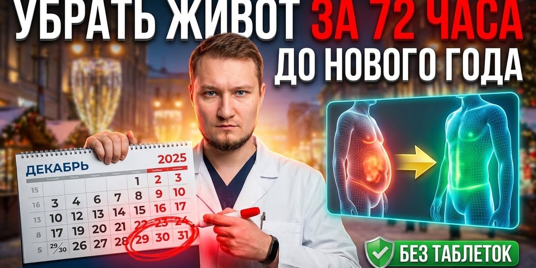 Кортизоловый живот: как убрать предновогодние отеки и влезть в платье за 72 часа