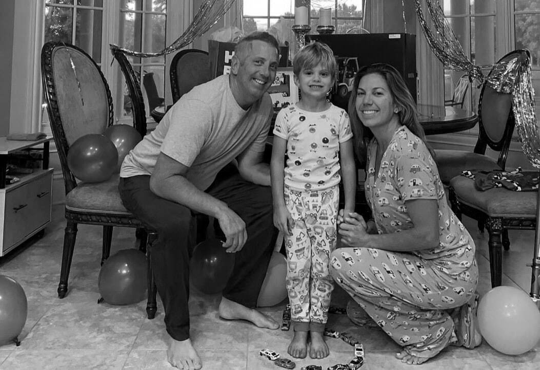    Грег Биффл, его сын Райдер и жена Кристина. соцсети