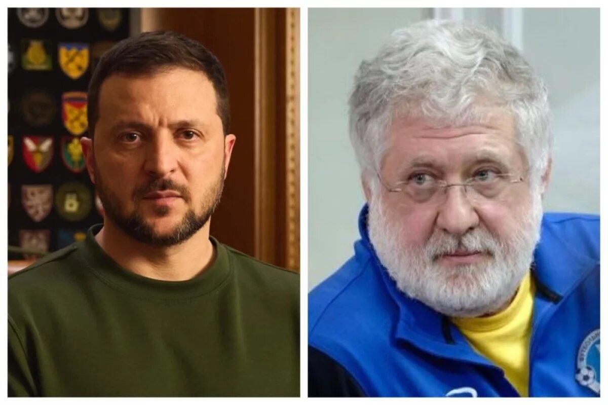    Владимир Зеленский и Игорь Коломойский.