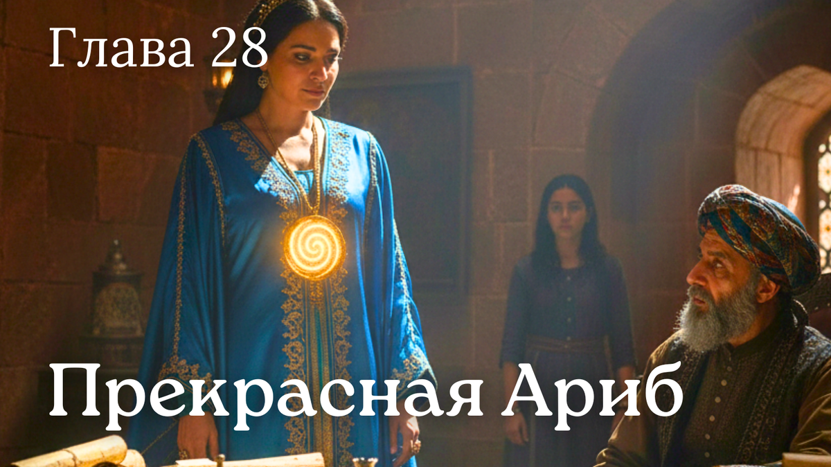 Прекрасная Ариб. Глава 28. Автор: Язар Бай. Рисунок генеророван ИИ