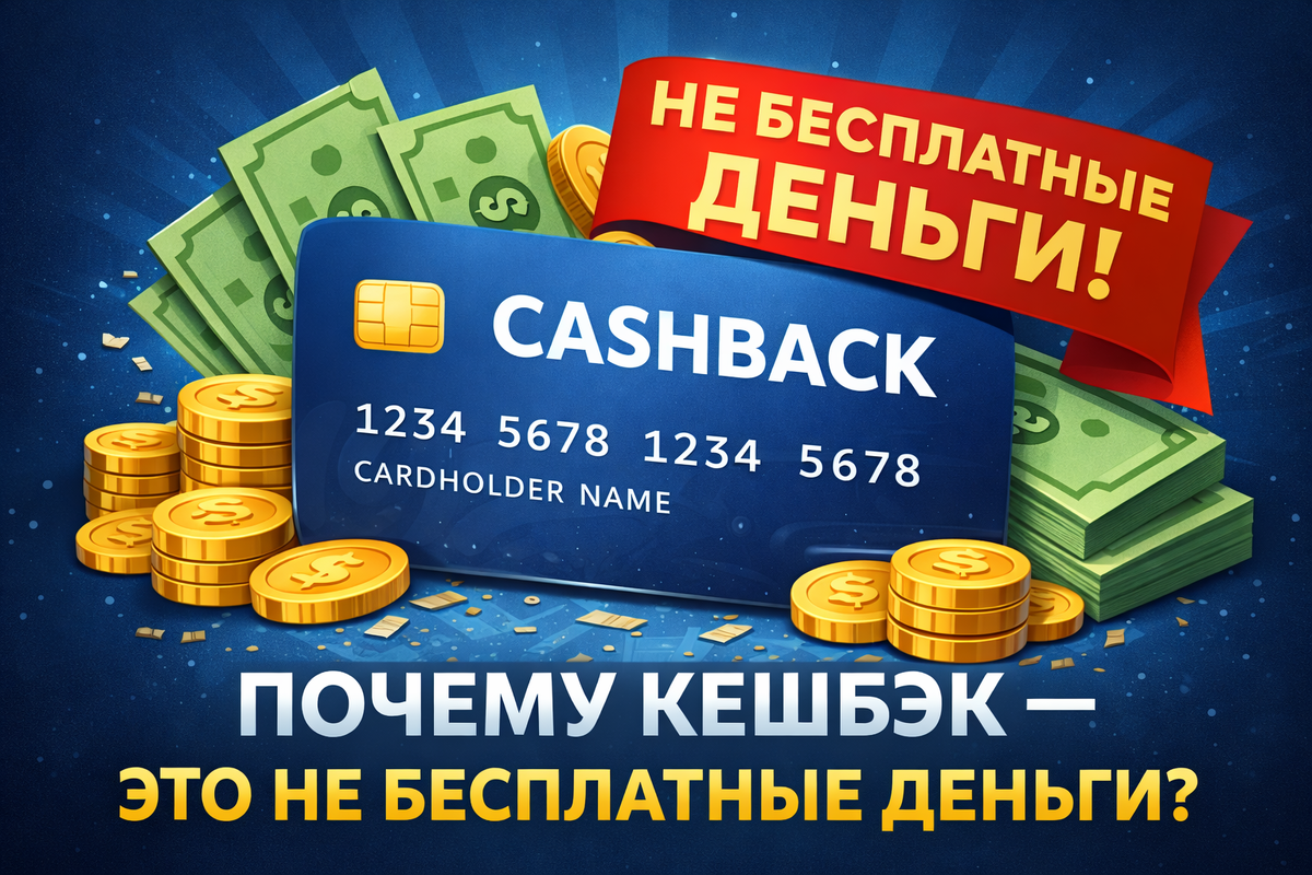 Кешбэк любят почти все.
Платишь картой — и тебе возвращают часть денег. Звучит как подарок.
Но в какой-то момент я поймал себя на мысли: если деньги возвращают, значит где-то их сначала забрали.

Я решил разобраться — на своих деньгах.

Иллюзия «бесплатности»

Когда банк говорит «кешбэк до 10%», мозг автоматически дорисовывает:

«Я зарабатываю, просто расплачиваясь картой»

Но банк — не благотворительная организация.
Он не раздаёт деньги просто так. Он перераспределяет их.

Откуда на самом деле берётся кешбэк

Если сильно упростить, есть три источника:

1️⃣ Комиссия с магазина

Каждый раз, когда ты платишь картой, магазин платит банку комиссию (эквайринг).
Часть этой комиссии банк возвращает тебе в виде кешбэка.

👉 Это не подарок, а доля от денег, которые магазин уже заложил в цену товара.

2️⃣ Комиссии с клиентов

То, о чём редко говорят:

платное обслуживание карты

комиссии за переводы

платные уведомления

условия, которые легко нарушить

Часть кешбэка финансируется за счёт самих клиентов.

3️⃣ Поведение людей

Банк отлично знает психологию:

«О, кешбэк 5% — куплю лишнего»

«Надо добить категорию»

«Жалко терять бонусы»

В итоге:

тратишь больше

экономишь меньше

кешбэк остаётся, а деньги — ушли

Мой личный момент прозрения

Когда я посчитал всё честно, получилось странно:

кешбэк за месяц: ≈1 200 ₽

комиссии, подписки, лишние траты: ≈2 000 ₽

Формально я «получал деньги».
Фактически — платил за ощущение выгоды.

Значит ли это, что кешбэк — зло?

Нет.
Кешбэк может быть полезным, если:

ты не меняешь поведение ради него

не платишь за обслуживание

не покупаешь лишнего

понимаешь условия

Проблема не в кешбэке.
Проблема — в иллюзии, что это бесплатные деньги.

Главный вывод

Кешбэк — это:

не подарок

не заработок

не бонус от доброты банка

Это маркетинговый инструмент, который работает ровно до тех пор, пока ты его не посчитаешь.

С тех пор я смотрю на карты иначе — не на проценты, а на реальные деньги, которые остаются у меня.