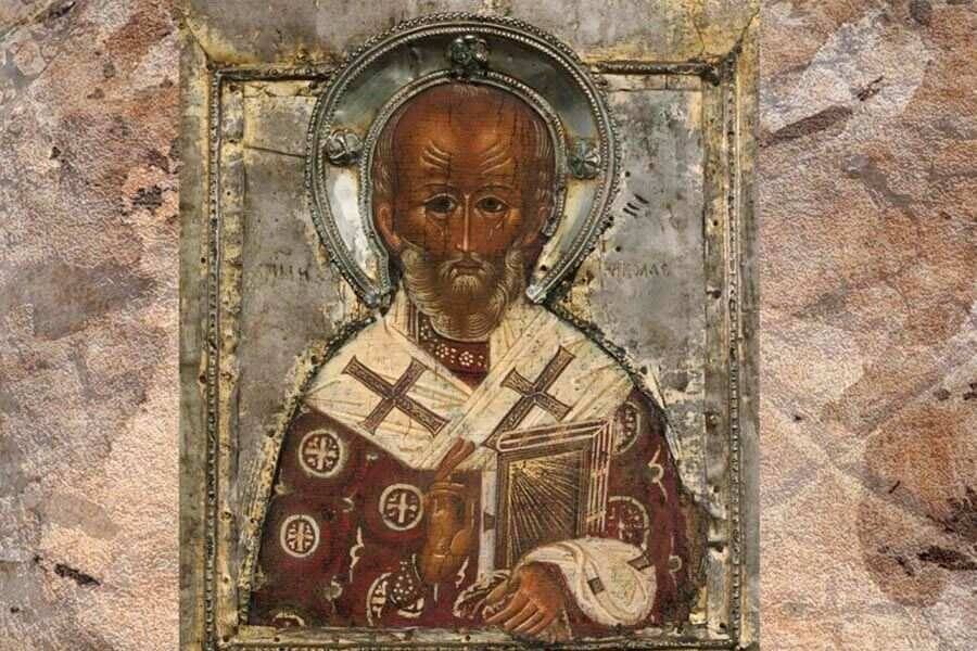 Старинный образ святителя Николая Чудотворца (ок. 1650) находится сегодня в США, в Музее русских икон в Массачусетсе