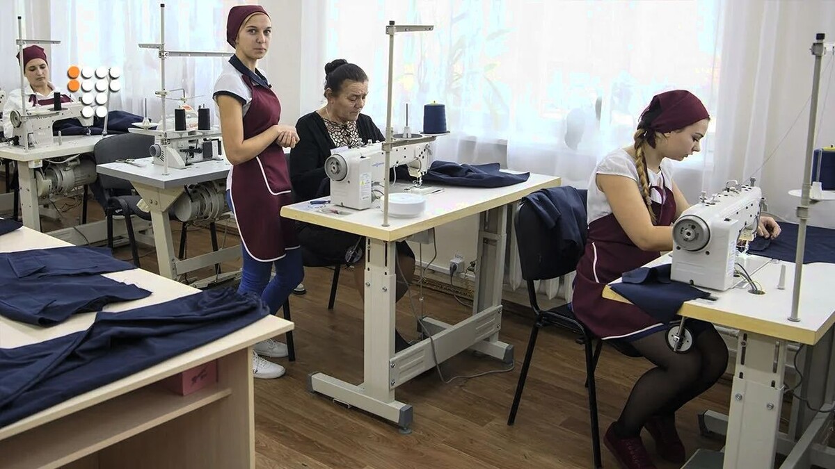 Ирина обучалась на швею